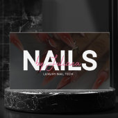 Trendy Hair, Lash, Nail Tech QR Code Visitenkarte