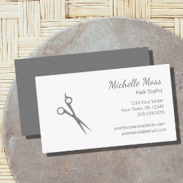 Trendy Hair Stylist Simple Schissens Visitenkarte