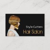 Trendy Haircut, Frisör, Friseur, Friseur Visitenkarte (Vorderseite)