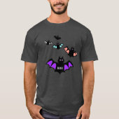 Trendy Halloween Bats T-Shirt (Vorderseite)