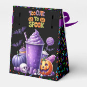 Trendy Halloween Black "zu Niedlich, um zu spreche Geschenkschachtel (Rückseite)