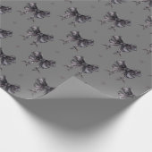 Trendy Halloween eine kleine Boo Coquette Babydusc Geschenkpapier (Ecke)