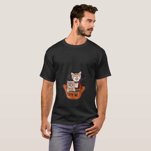 Trendy Halloween Fanny Pack Kostüme Cats Graphic T-Shirt (Vorne ganz)