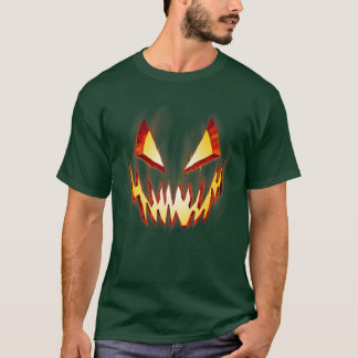 Trendy Halloween Kürbislaterne Lächeln T-Shirt