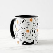 Trendy Halloween Niedlich Ghost Squad Classic Tasse (Vorderseite Links)