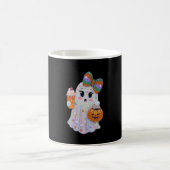 Trendy Halloween Rhinestones Ghost Kaffeetasse (Mittel)