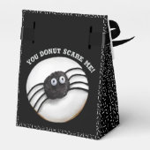 Trendy Halloween Spooky Black Spider Donut Geschenkschachtel (Rückseite)