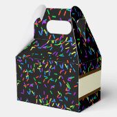 Trendy Halloween Spooky Boo Ghost Donut Party Geschenkschachtel (Rückseite)