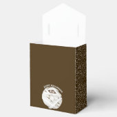 Trendy Halloween Spooky Brown Boo Ghost Donut Geschenkschachtel (Geöffnet)