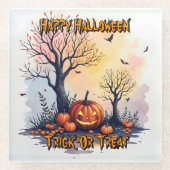 Trendy Halloween Spooky Cute Collection Glasuntersetzer (Vorderseite)