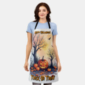 Trendy Halloween Spooky Cute Collection Schürze (Getragen)