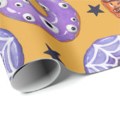 Trendy Halloween Spooky Donut Geschenk Geschenkpapier (Rolleneckpunkt)