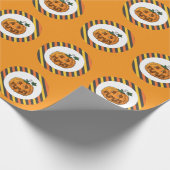 Trendy Halloween Spooky Fall Pumpkin Geschenk Geschenkpapier (Ecke)