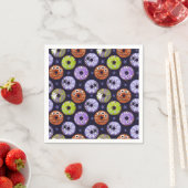 Trendy Halloween Spooky Funky Donut Serviette (Beispiel)