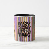 Trendy Halloween Zitat "Beängstigende Kleine Dinge Tasse (Zentrum)