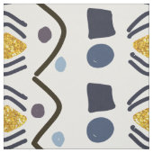 Trendy Hand Drawn Tribal Geometric Muster Stoff (Muster)