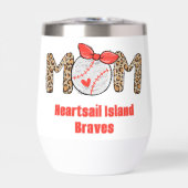 Trendy Hand gezeichnete Baseball-Mama Personalisie (Vorderseite)