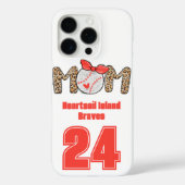 Trendy Hand gezeichnete Baseball-Mama Personalisie Case-Mate iPhone Hülle (Rückseite)