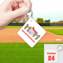 Trendy Hand gezeichnete Baseball-Mama Personalisie