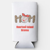 Trendy Hand gezeichnete Baseball-Mama Personalisie Selters Dosenkühler (Vorderseite)