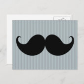 Trendy Handlebar Mustache Mustache Stache Postkarte (Vorne/Hinten)