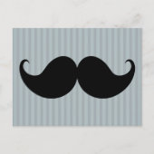 Trendy Handlebar Mustache Mustache Stache Postkarte (Vorderseite)