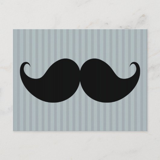 Trendy Handlebar Mustache Mustache Stache Postkarte (Vorderseite)