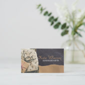 Trendy Handmade Geschenke Business Card Visitenkarte (Stehend Vorderseite)