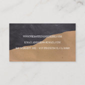 Trendy Handmade Geschenke Business Card Visitenkarte (Rückseite)