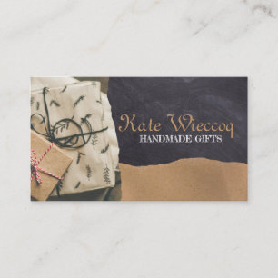 Trendy Handmade Geschenke Visitenkarte