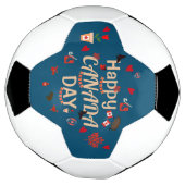 Trendy Happy Canada Day Fußball (Gedreht)