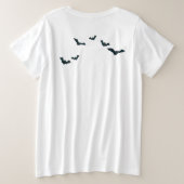 Trendy Happy Halloween Gnome Große Größe T-Shirt (Design Rückseite)