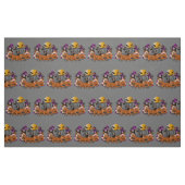 Trendy Happy Halloween Gray Gnome Stoff (Fat Quarter (45,7 x 55,9 cm))