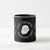 Trendy Happy Halloween Niedlich Ghost Classic Tasse (Zentrum)