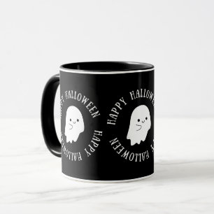 Trendy Happy Halloween Niedlich Ghost Classic Tasse