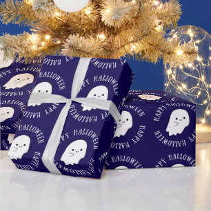 Trendy Happy halloween Niedlich Ghost Gift Geschenkpapier