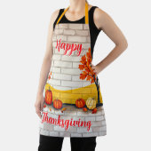 Trendy Happy Thanksgiving Beautiful Fall Schürze (InSitu)
