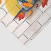 Trendy Happy Thanksgiving Schöner Fall Seidenpapier (Ausschnitt)