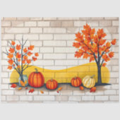 Trendy Happy Thanksgiving Schöner Fall Seidenpapier (Vorderseite)