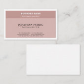 Trendy Harmonic Colors Beruflich Stilvoll Schlicht Visitenkarte (Vorne/Hinten)