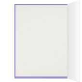 Trendy Heart Foto Collage Lavender Grußkarte (Innen (Links))