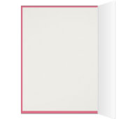 Trendy Heart Foto Collage Pink Grußkarte (Innen (Links))