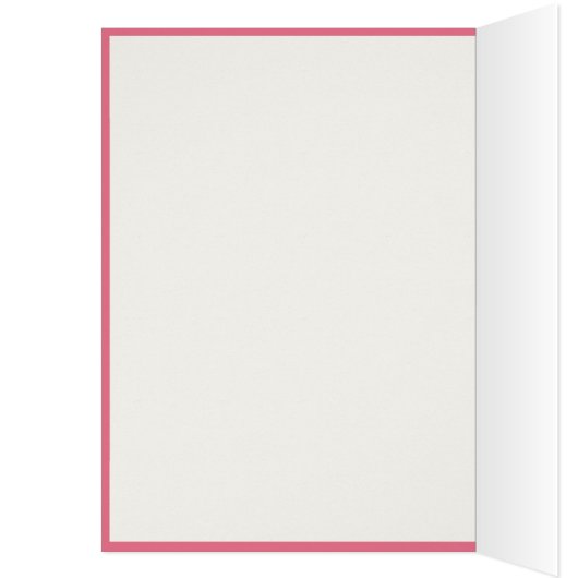 Trendy Heart Foto Collage Pink Grußkarte (Innen (Links))