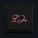 Trendy Heart Gray Calligraphy Liebe Wedding Erinnerungskiste<br><div class="desc">Sie können die Schriftart und Farben leicht ändern. Sie können auch Ihr Logo und das Hintergrundbild hinzufügen,  wie Sie möchten.</div>