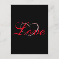 Trendy Heart Gray Calligraphy Liebe Wedding