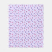 Trendy Heart Pattern Fleece Blanket (Vorderseite)