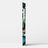 Trendy hell Blumenmuster in den verschiedensten Fo Case-Mate iPhone Hülle (Rückseite / Links)