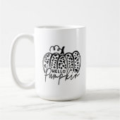 Trendy Hello Pumpkin Kaffeetasse (Links)
