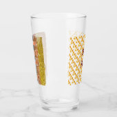 Trendy Herbst Glitzer Blätter Glas (Links)