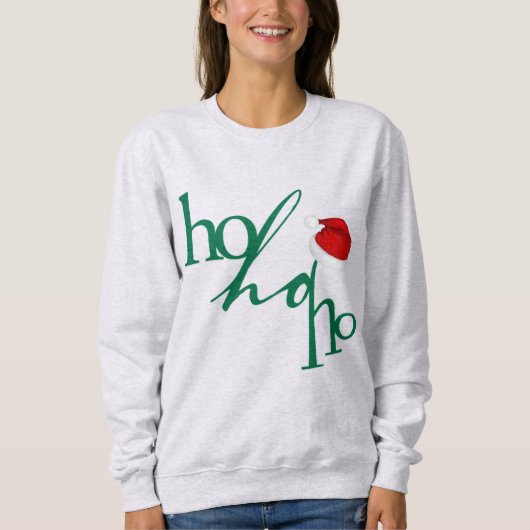 Trendy Ho-Ho-Ho Design T - Shirt (Vorderseite)